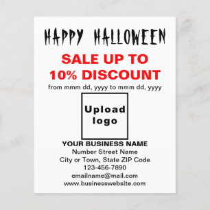 Business Halloween Sale på White Flyer