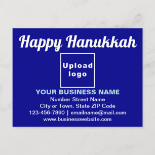 Business Hanukkah Hälsning om blåvykort Vykort