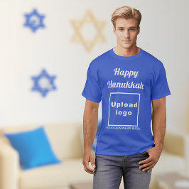 Business Hanukkah Hälsning om Royal Blue T-Shirt