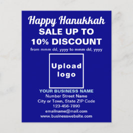 Business Hanukkah Sale on Blue Flyer