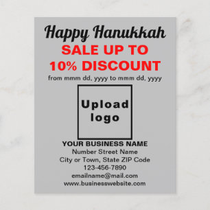 Business Hanukkah Sale on Grått Flyer
