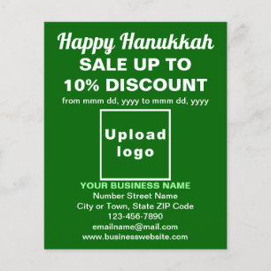 Business Hanukkah Sale on Grönt Flyer