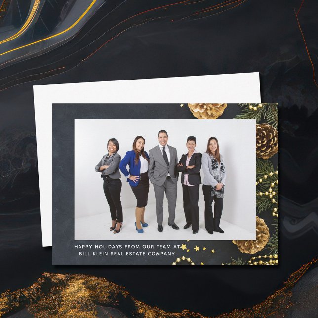 Business Helgdag Company Employee Corporate Photo Julkort (Skapare uppladdad)