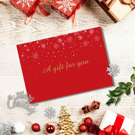 Business Helgdag Guld Script Gift-certifikat