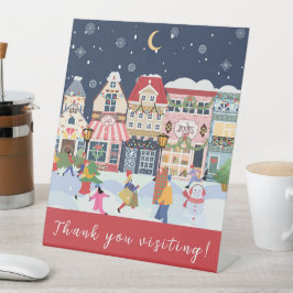 Business Helgdag Jul Town Stollig Tack