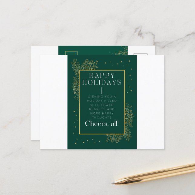 Business Helgdag julvykort Vykort (Skapare uppladdad)