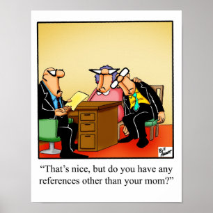 Business Humor ’Mamma Reference’ Poster
