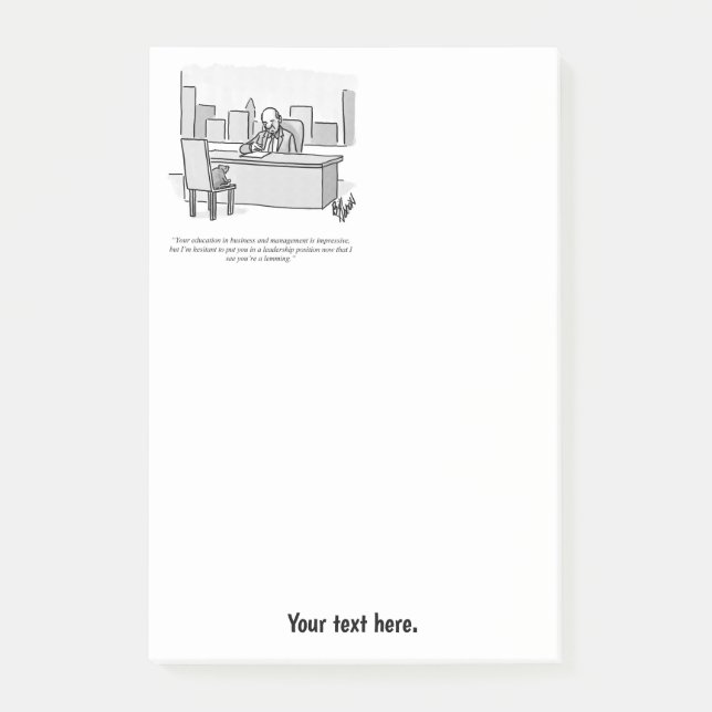 Business Humor Post-it Block (Framsida)