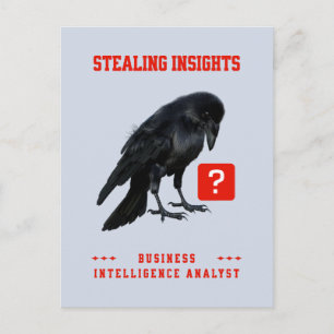 Business Intelligence-analytiker på Crow Helg Vykort