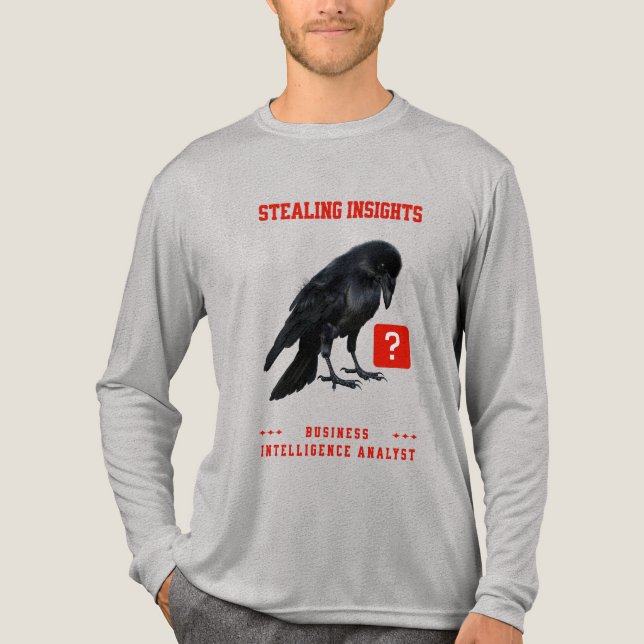 Business Intelligence-analytiker på Crow T Shirt (Framsida)