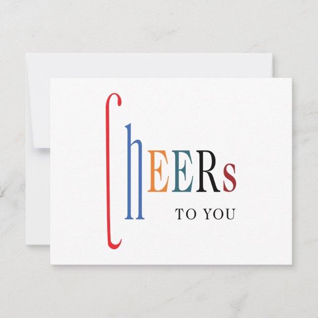 Business Julhälsningar Cheers Corporate Julkort (Framsida)
