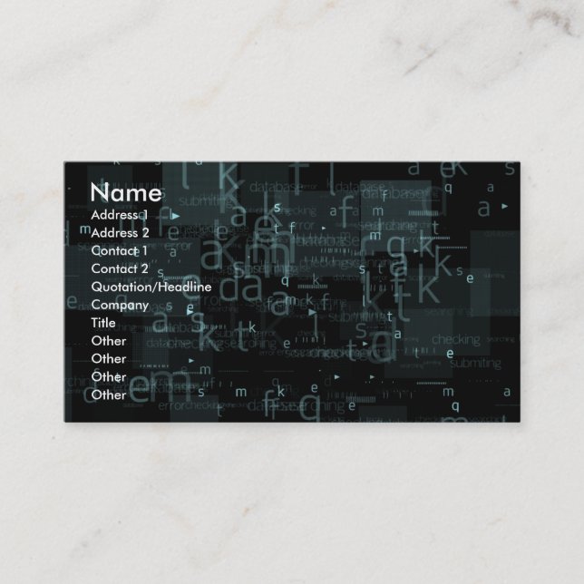 business_letters visitkort (Framsida)
