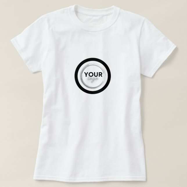 Business Logo Company Branded Employee T Shirt (Design framsida)