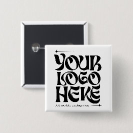 Business Logo Custom Groovy Stars Knapp