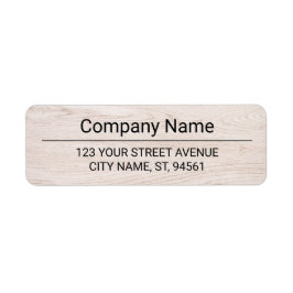 Business Logo Custom Return Address Label Returadress Etikett