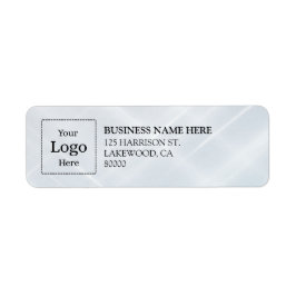 Business Logo Custom Return Address Label Returadress Etikett