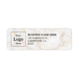 Business Logo Custom Return Address Label Returadress Etikett