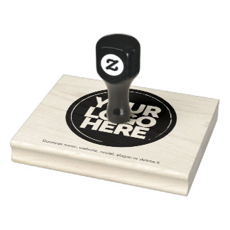 Business Logo Simple Rubber  Stamp Stämpel