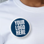Business Logotyp Anpassningsbar Company Photo Knapp<br><div class="desc">Knappstift för Business logotyp 2, 25-tumsknapp för varumärkesreklam. Representerar ditt företag med egna material från professionell marknadsföring.</div>