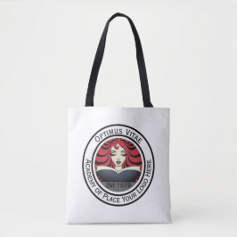 Business Logotyp Anpassningsbar White Tygkasse