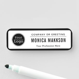 Business Logotyp Basic Employee Namnbricka