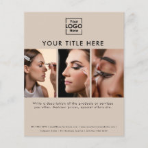 Business Logotyp Beige Beauty Salon 3 Foton