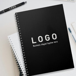 Business Logotyp Black Anteckningsbok