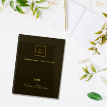Business logotyp Black guld elegant monogram 2026