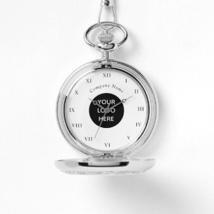 Business Logotyp Black Professionell Company Watch Armbandsur