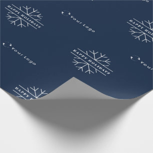 Business Logotyp Blue-jul Snowflake LP Presentpapper