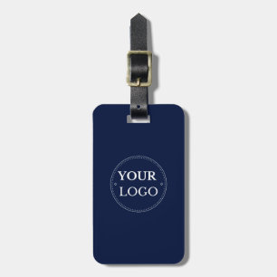 Business Logotyp Blue Modern Professionell Bagagebricka