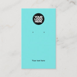 Business Logotyp Boho Turcoise Earring Visning Car Visitkort