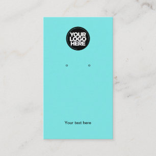 Business Logotyp Boho Turquoise Earring Visning Ca Visitkort
