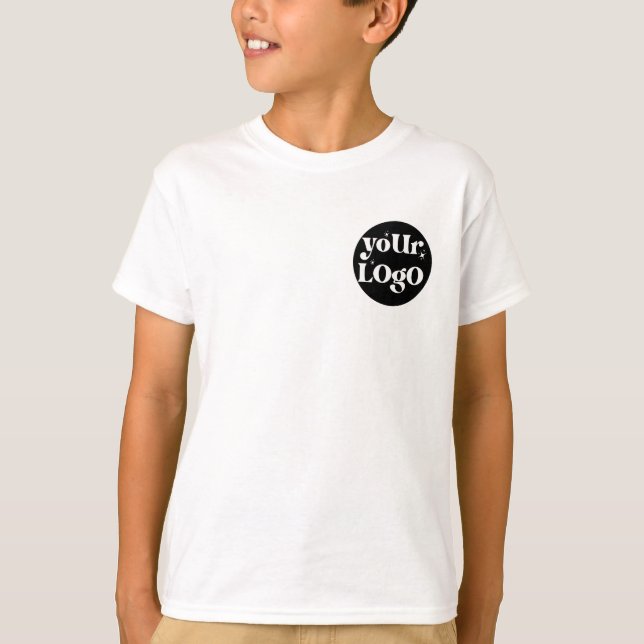 Business Logotyp Branded Front and Back T Shirt (Framsida)