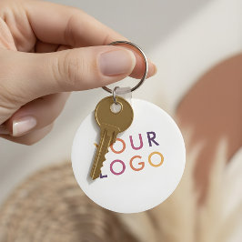Business Logotyp Branding Nyckelring