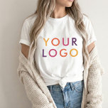 Business Logotyp Branding T Shirt<br><div class="desc">Skapa en påstående med en t-shirt för personlig som har logotyp eller bild, skapar en unik blandning av stil och varumärkesprofilering. Med den här anpassningsbarna är perfekt för affärsbefordran eller personligt uttryck som gör att du kan visa ditt varumärke eller din personlighet med påverkan. Perfekt för företagets uniformer, evenemang eller...</div>