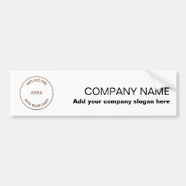 Business Logotyp Company Namn Slogan Bildekal
