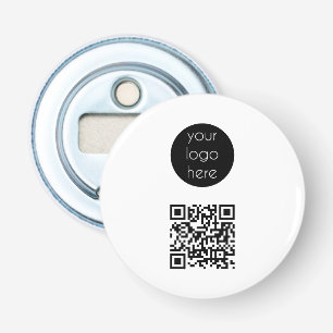 Business Logotyp Company Promoting QR-kod Flasköppnare