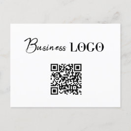 Business Logotyp Company Promoting QR-kod Helg Vykort