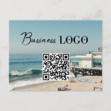 Business Logotyp Company Promoting QR-kodfoto