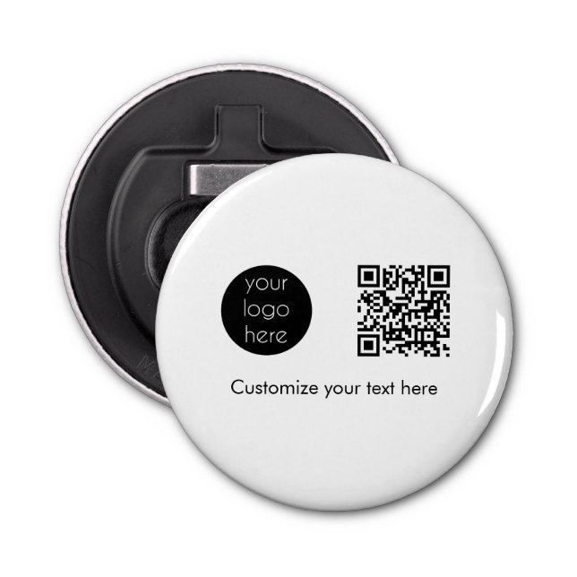 Business Logotyp Company Promoting QR-kodtext Flasköppnare (Framsidan)