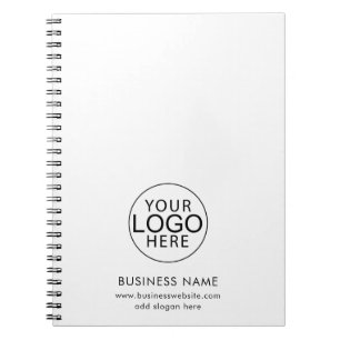 Business Logotyp Corporate Promotional Anpassnings Anteckningsbok