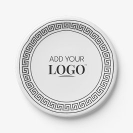 Business Logotyp Elegant Black & White Grekiska Me