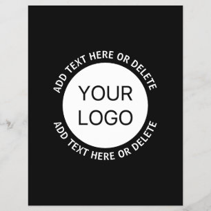 Business Logotyp eller någon bild och redigerbar t Reklamblad