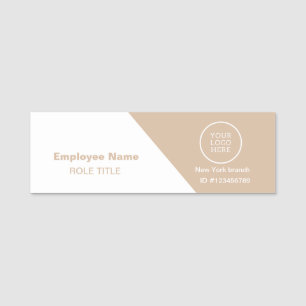 Business Logotyp Employee Safety Pin Namn bricka Namnbricka