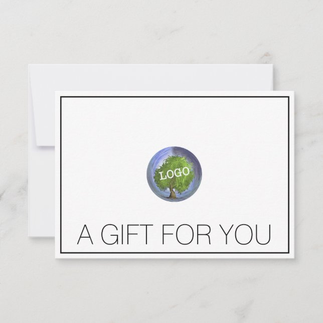 Business Logotyp Gift-certifikat (Framsida)