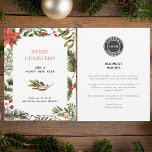Business Logotyp God jul Botanical Hälsning Anteckningskort<br><div class="desc">Med det här anpassningsbarna i elegant kombineras julkort med contemporaryns utformning med säsong charm. Med en elegant, modern typografi som förmedlar ditt helgdag-budskap med sofistikering är kortet försett med lush gienery botanicals som tillför en aning naturskönhet. Logotypen i ditt företag är sömlöst integrerad i designen och skapar en balans mellan...</div>