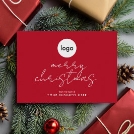 Business Logotyp God jul Helgdag Card Julkort