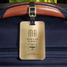 Business Logotyp Guld Professionell Travel