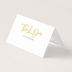 Business Logotyp Hand Letade Mini tackkort Visitkort